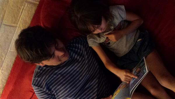 Skyler and her dad  